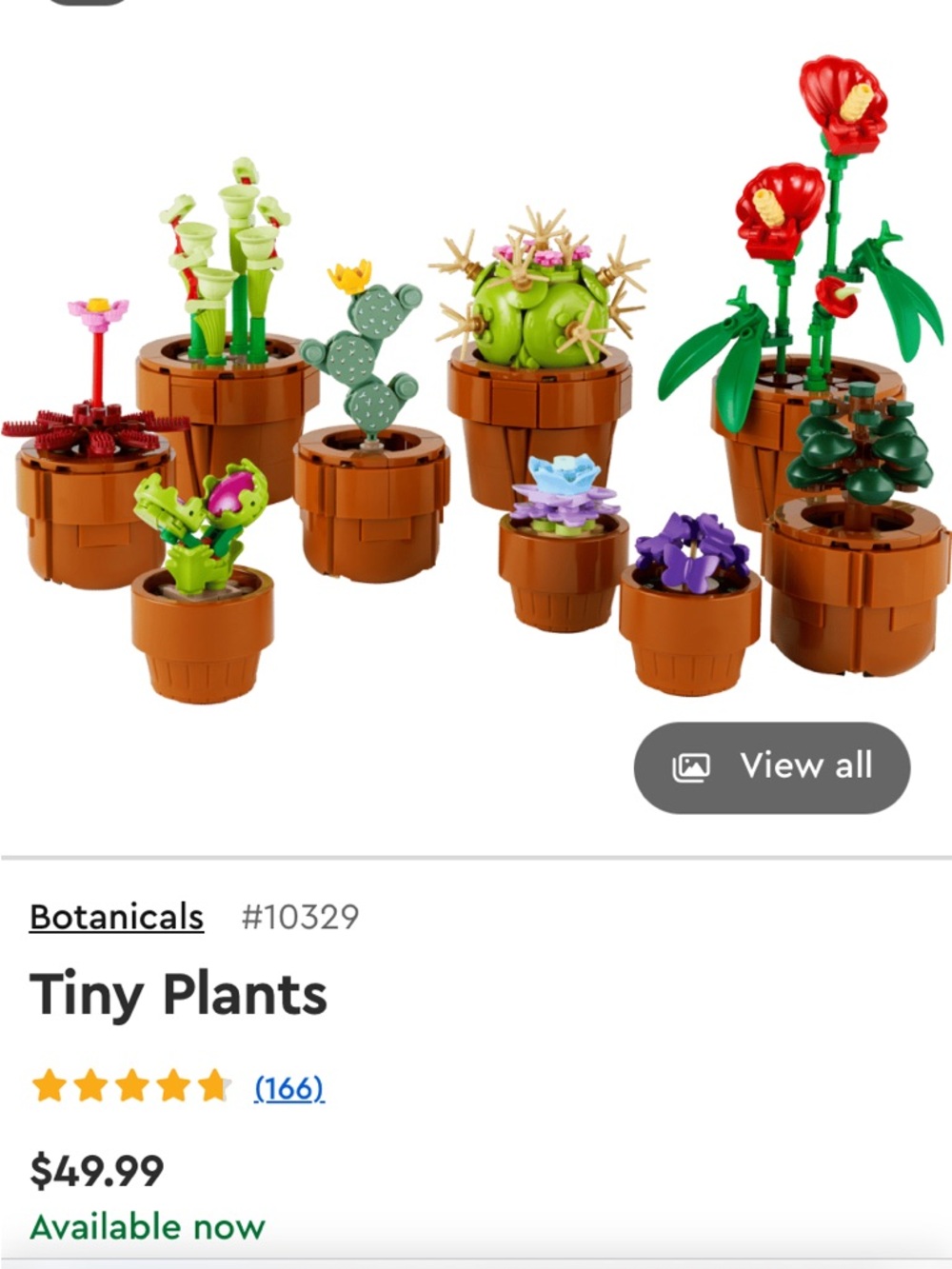 LEGO Tiny Plants Flower Pot Set